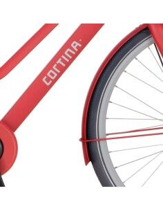 Cortina - spatbord voor 28 Common true red matt