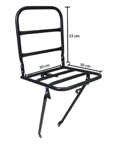 Steco voordrager Transport kroonbout mat zwart