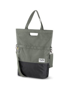 Urban Proof shoppertas 20L recycled groen grijs