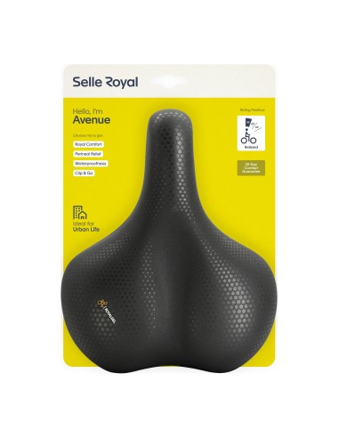 Selle Royal zadel Avenue Relaxed zwart