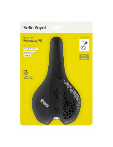 Selle Royal zadel Freeway Fit Athletic zwart
