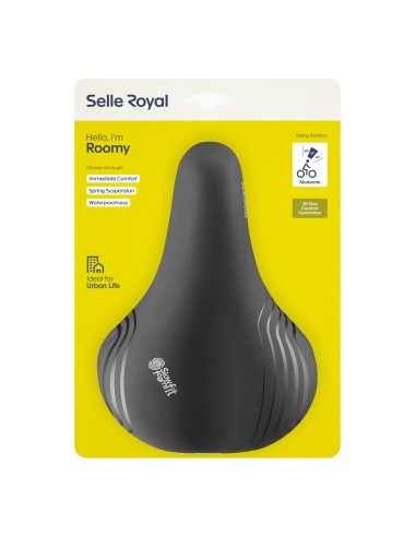 Selle Royal zadel Roomy Moderate zwart