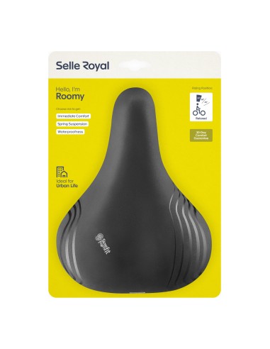 Selle Royal zadel Roomy Relaxed zwart