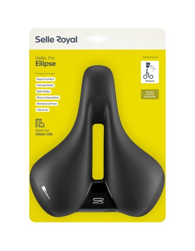 Selle Royal zadel Ellipse Relaxed zwart