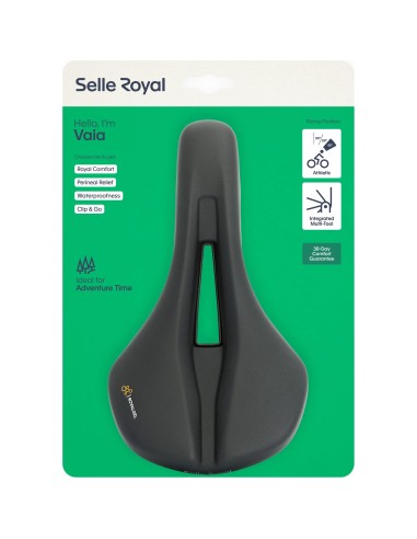 Selle Royal zadel Vaia Athletic zwart