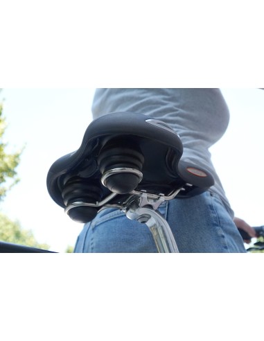 Selle Royal zadel Lookin Relaxed Stracciatella zwart