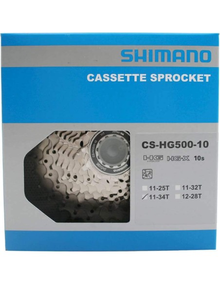 Shimano cassette 10v 11/34 HG500