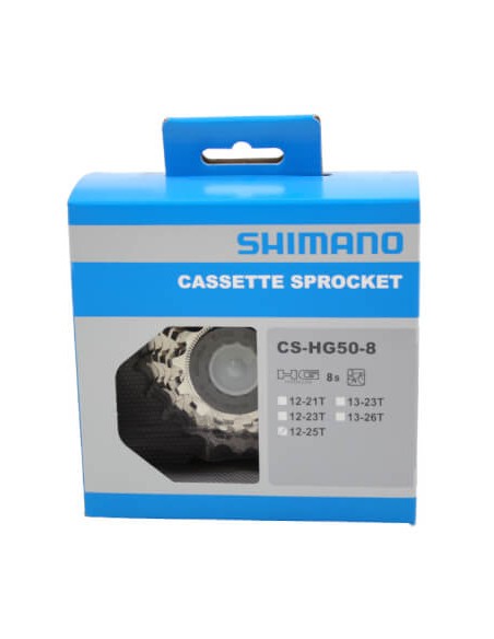Shimano cassette 8v 12/25 HG50