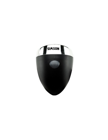 Simson koplamp Classic Luxurious batterij 30 lux zwart