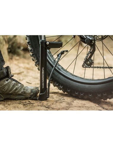Topeak minipomp Turbo Morph Digital met pompslang 13 cm