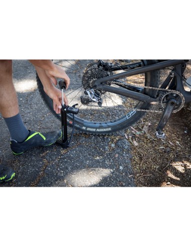 Topeak minipomp Turbo Morph Digital met pompslang 13 cm