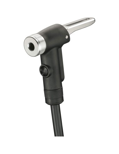 Topeak vloerpomp JoeBlow Booster black met pompslang 153 cm
