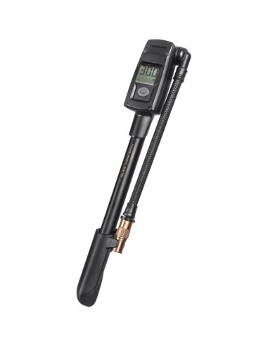 Topeak minipomp Pocket Shock digital met pompslang 15 cm