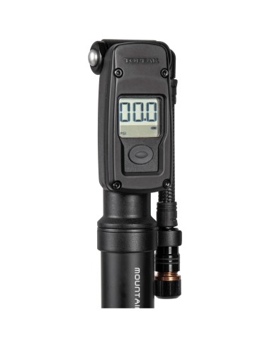 Topeak minipomp Mountain Digital 2Stage met slang 7.5 cm