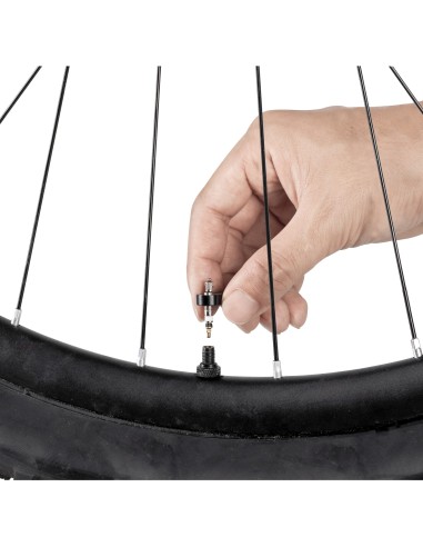 Topeak ventiel verlenger set frans 28mm