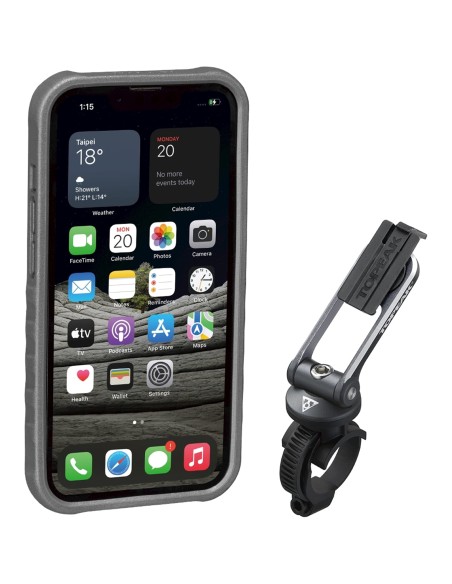 Topeak telefoonhouder RideCase iPhone 13 Pro & bevestiging