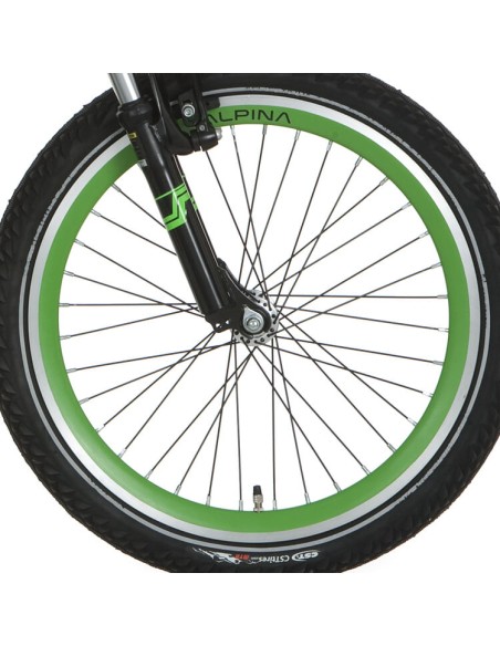 Alpina voorwiel 20 J19DB Trial groen zwarte spk