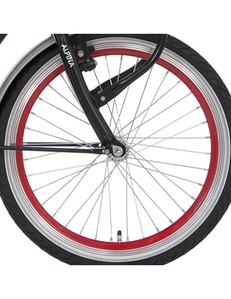 Alpina voorwiel 20 J19SG rood zink spk