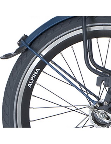 Alpina spatbordstang set 18 GP marine matt