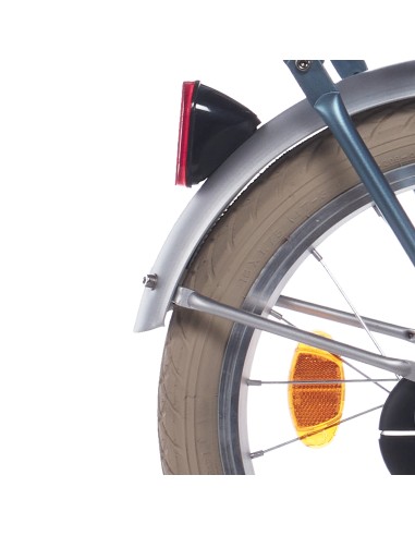 Alpina spatbord set + stang 18 Cargo silver matt