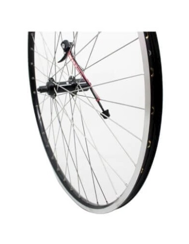 Roland achterwiel 28 Ryde ZAC19 zwart Shimano QC400 RVS spk