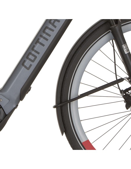 Cortina spatbord voor E-Silento jet black matt