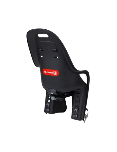 Polisport achterzitje Koari MIK-HD bev. zwart/grijs