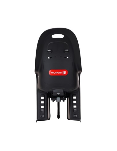 Polisport achterzitje Koari MIK-HD bev. zwart/grijs