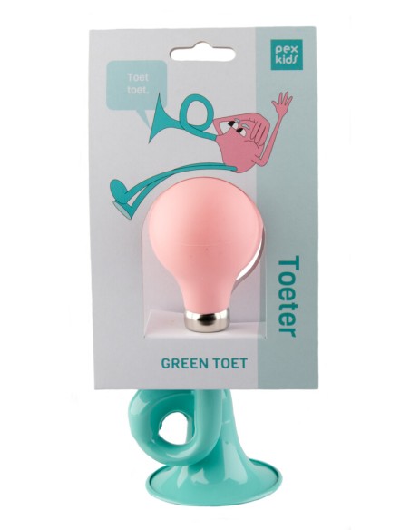 PexKids Groene Toet met roze bol