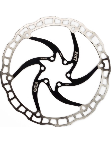 Elvedes remschijf 180mm LX One Piece zesgats 1.8mm zwart