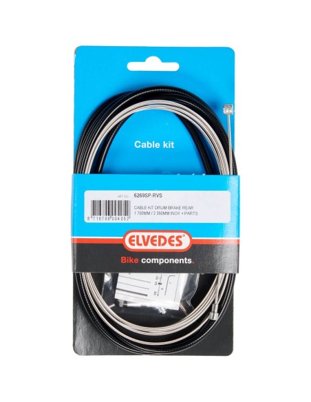 Elvedes remkabel kit + inbus draadeind rvs