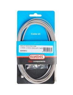 Elvedes remkabel kit + inbus draadeind rvs zilver