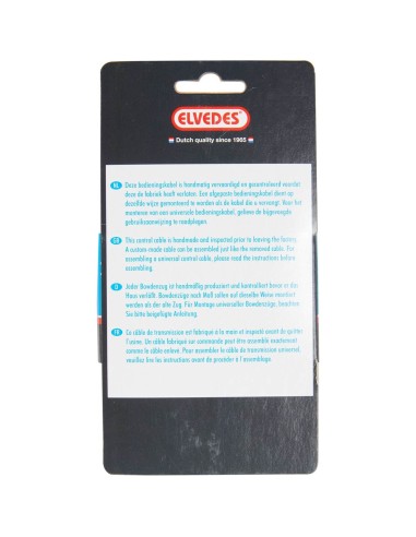 Elvedes schakel kabel univ SA 6478 zilver