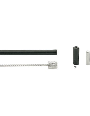 Elvedes schakel kabel Nexus rvs zwart
