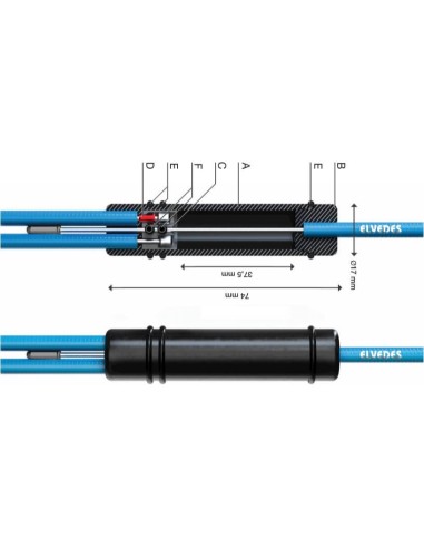 Elvedes universele Kabelsplitter set