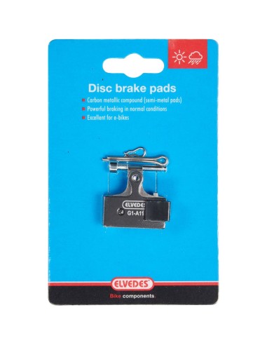 Elvedes schijfremblok Shimano BR-M666 metallic carbon