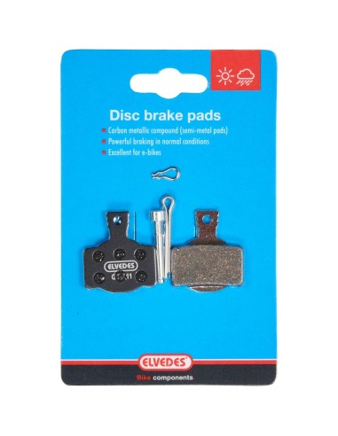 Elvedes schijfremblok Magura MT2/4/6/8 metallic carbon