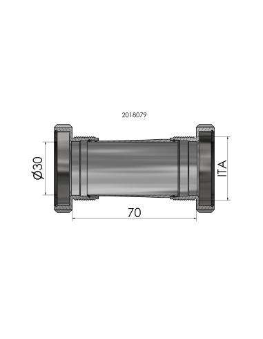 Elvedes trapas adapter Ital IB30