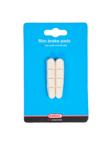 Elvedes remblokrubber race Shimano 55mm white compound
