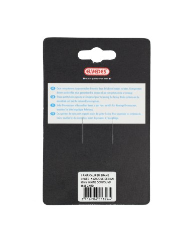 Elvedes remblok knijprem X-groove