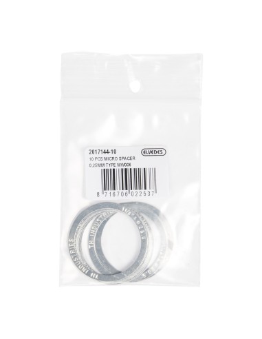 Elvedes balhoofd spacer 1-1/8 0,25mm (10x)