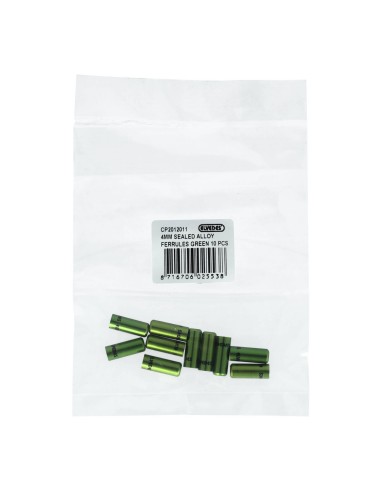 Elvedes gesealede ferrules 4,2mm groen (10)