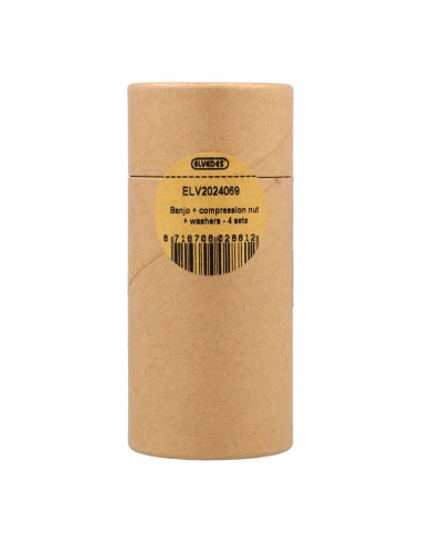 Elvedes 4 sets bestaande uit een banjo, wartel en ringen