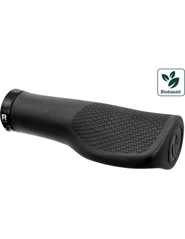 Herrmans handvatten Nucore Grip town peak 130mm zwart