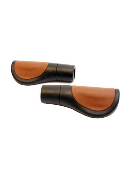 Widek handvatten City comfort 120mm zwart/bruin