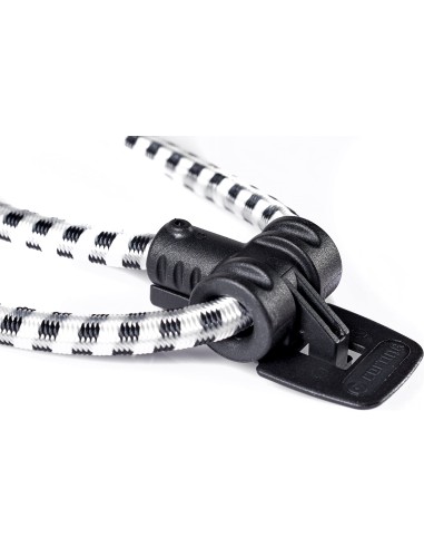 Cortina snelbinder Jakarta 76 cm wit/zwart