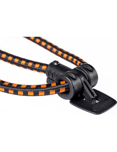 Cortina snelbinder Jakarta 62 cm zwart/oranje