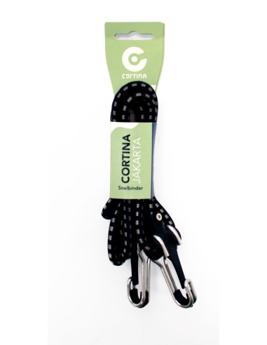 Cortina snelbinder haak Jakarta zwart/antraciet