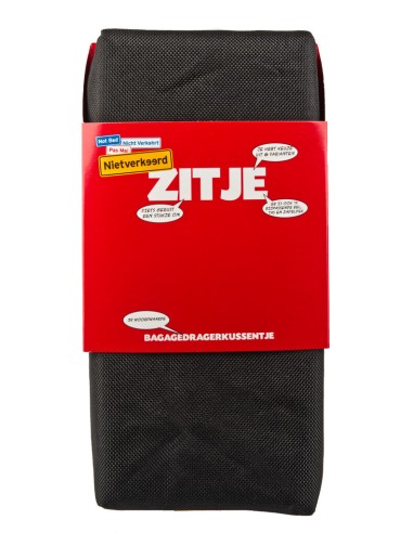 Nietverkeerd zitkussen zwart