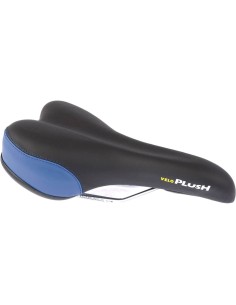 Velo zadel Plush Sport VL-3011 zwart/blauw